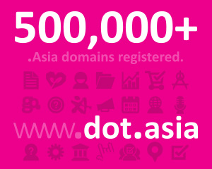 ".Asia" gTLD Surpasses 500,000 Domains Registered