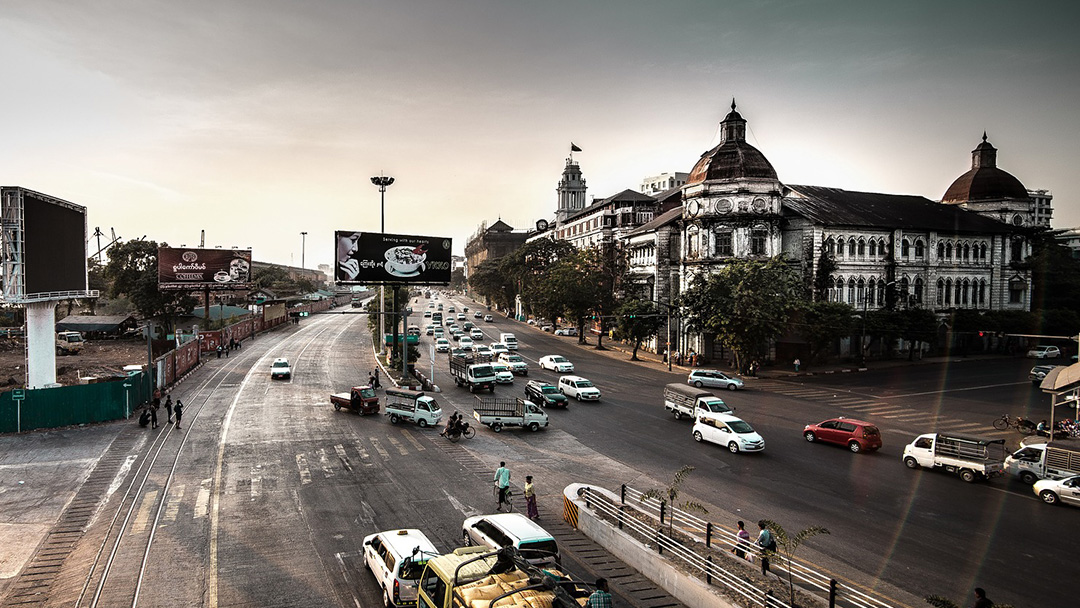 Photo: Downtown Yangon, Myanmar