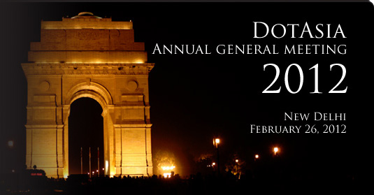 DotAsia AGM 2012, New Delhi