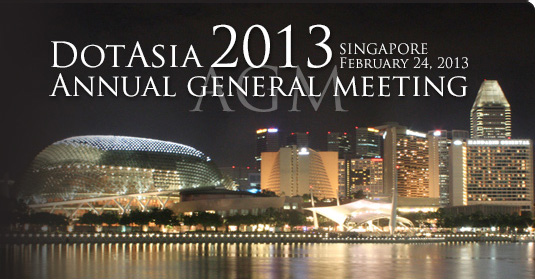 DotAsia AGM 2013, Singapore