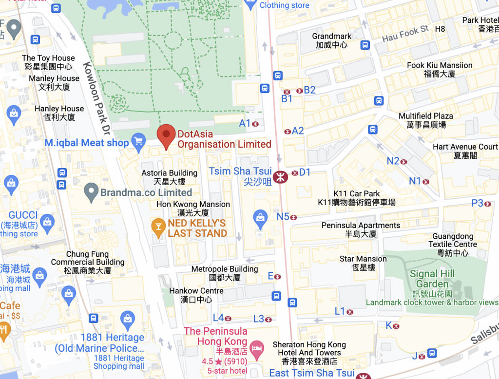DotAsia Google Map