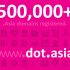 ".Asia" gTLD Surpasses 500,000 Domains Registered