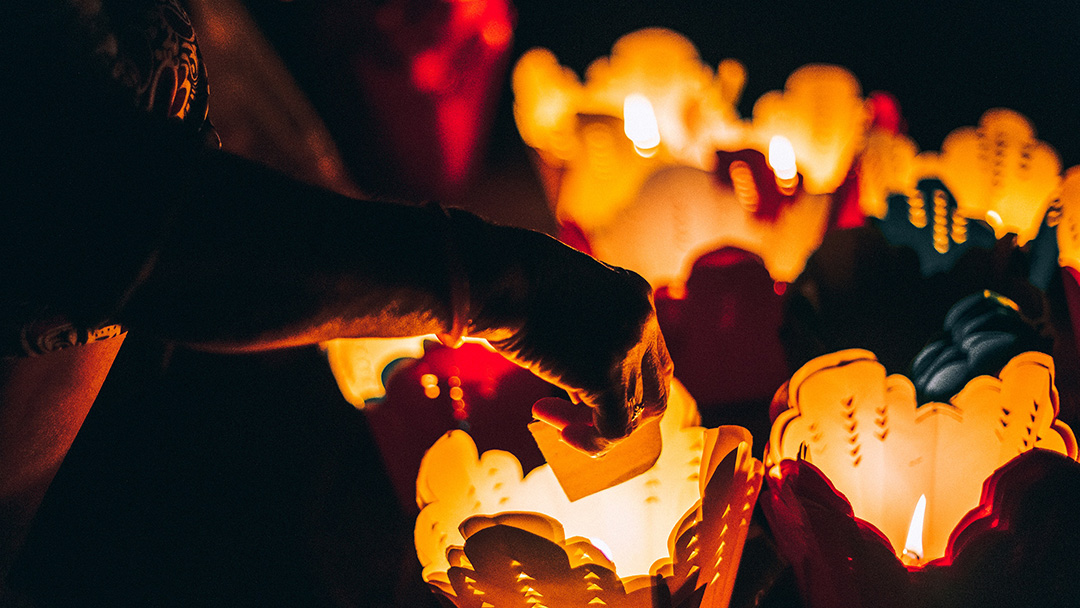 Floating lanterns in Hoi An